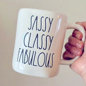 NEW Rae Dunn Sassy Classy Fabulous Mug